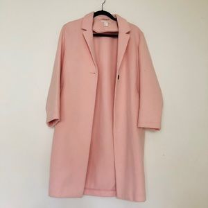 H&M Oversized Pink Coat
